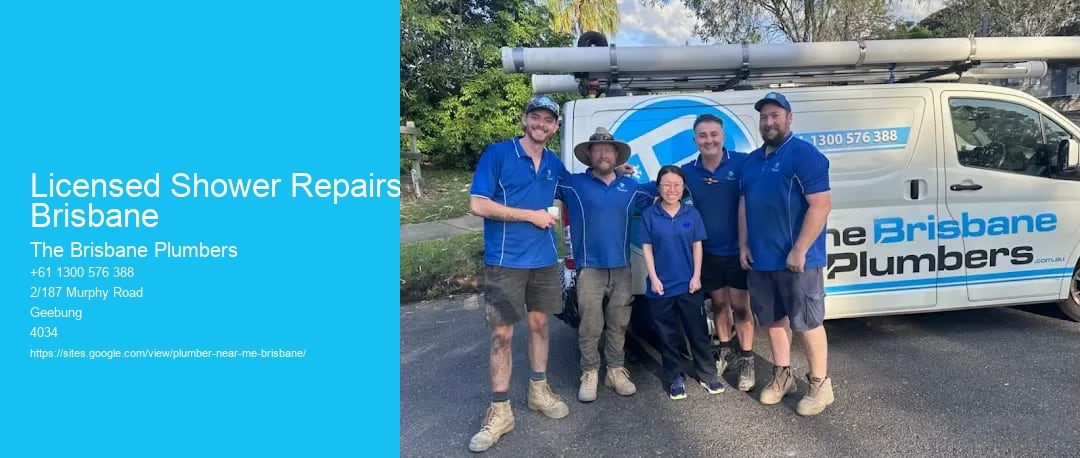 Licensed Shower Repairs Brisbane