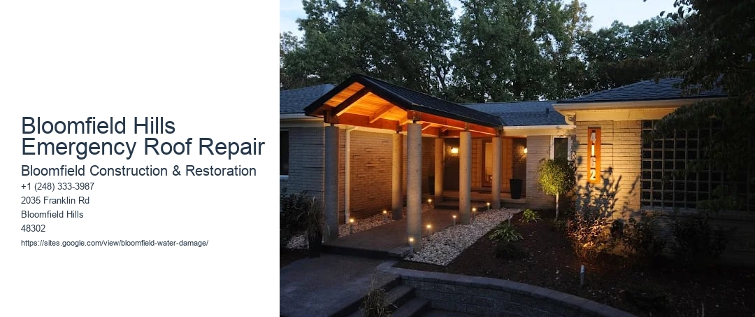 Bloomfield Hills Emergency Roof Repair