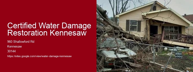 Certified Water Damage Restoration Kennesaw