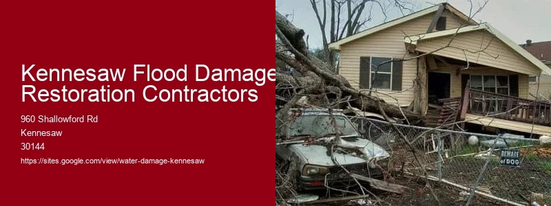 Kennesaw Flood Damage Restoration Contractors
