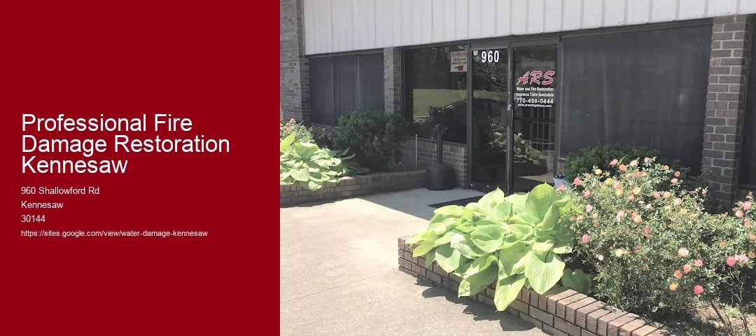 Professional Fire Damage Restoration Kennesaw