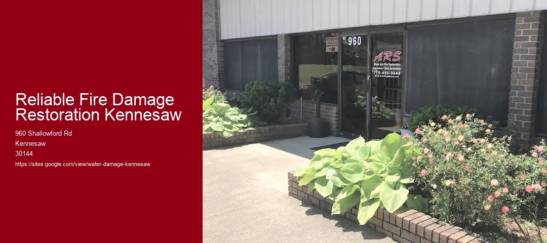Reliable Fire Damage Restoration Kennesaw